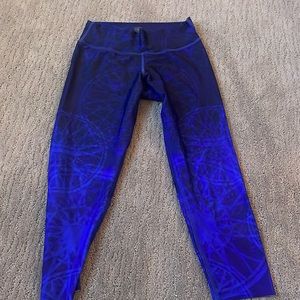 Soulcycle Blue Capri Leggings